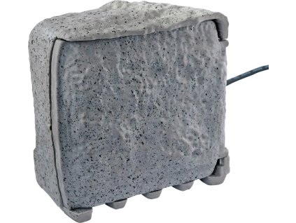 Zásuvka Strend Pro, vodeodolná, záhradná, imitácia kameňa, IP44, 4 zásuvky, 3 m