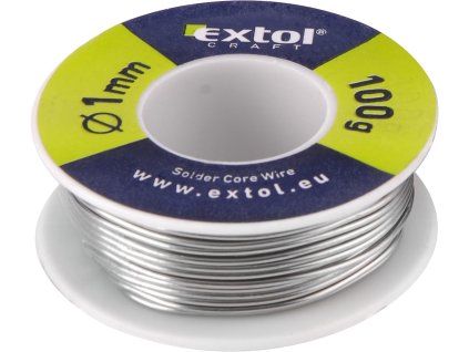 drát pájecí Sn30/Pb70, O 1mm, 100g, EXTOL CRAFT