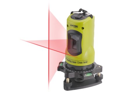 laser líniový, křížový samonivelační, EXTOL CRAFT