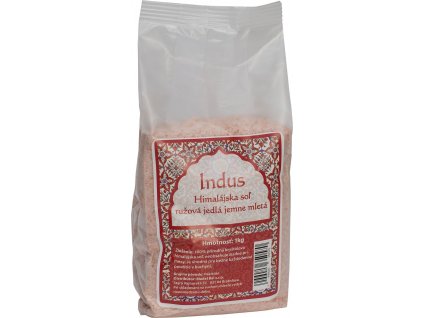 Himálajská sůl jedlá, růžová, jemně mletá 1kg