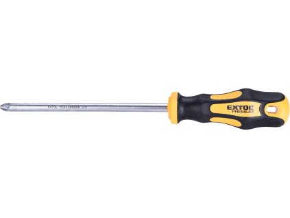 šroubovák křížový pozidriv, PZ 3x150mm, CrV, EXTOL PREMIUM