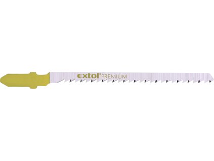 plátky do přímočaré pily 5ks, 75x2,5mm, HCS, EXTOL PREMIUM