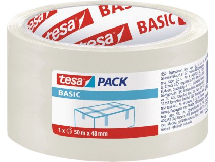 Páska lepící 58572, 48mmx50m, nosič PP, transparentní, Tesa