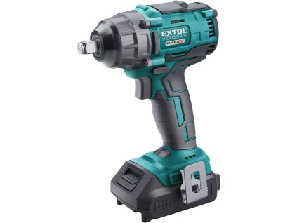 utahovák rázový 1/2“ aku SHARE20V, 250Nm, BRUSHLESS, 20V Li-ion, 2000mAh, EXTOL INDUSTRIAL