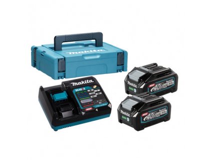 MAKITA SADA 2xAKU BL4040 A NABÍJEČKA DC40RA MAKPAC (191J97-1)