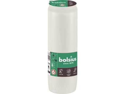 Náplň Bolsius, 110 h, 57x177 mm, do kahanca, biela, olej