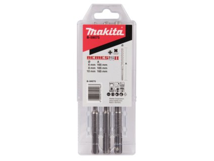 MAKITA VRTÁK SDS-PLUS 4C PLUS SOLID SET 6/8/10x165mm (B-59075)