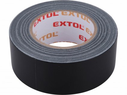 Páska lepiaca textilná, čierna, 50mm x 50m, EXTOL PREMIUM