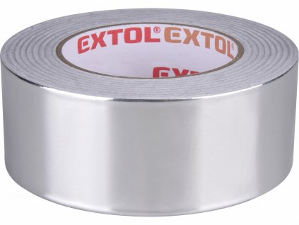 Páska lepiaca hliníková 50mm x 50m, hrúbka 0,03mm, -20 - +120°C, EXTOL PREMIUM