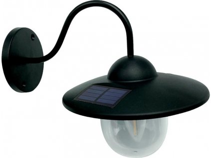 Lampa Strend Pro Garden, solárna, svietidlo na stenu/plot, 1x LED, 23,5x18x20 cm