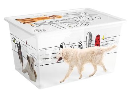Box s vekom KIS C Style Pets XL, 50L, 39x55x31 cm