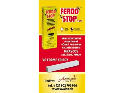 FerdoStop®, krieda proti mravcom a plošticiam