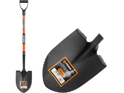 Rýľ Strend Pro, špicatý, násada D 1230 mm