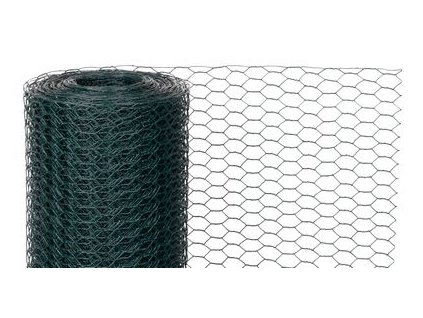 Pletivo GARDEN HEX PVC 1000/20/0,9 mm, zelené, RAL 6005, šesťhranné, chovateľské, bal. 10 m