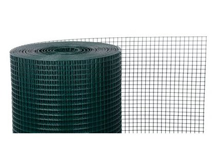 Pletivo GARDEN PVC 500/12,7x12,7/1,2 mm, zelené, RAL 6005, štvorhranné, záhradné, chovateľské, bal. 10 m