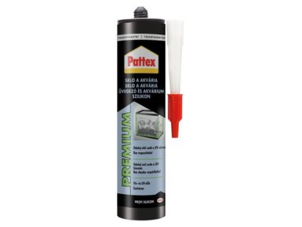 Silikón Pattex Premium Sklo a akváriá, transparentný, 280 ml