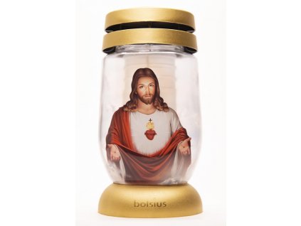 Kahanec Bolsius S12 3D Ježis, 22 cm, na hrob, s náplňou 36 h