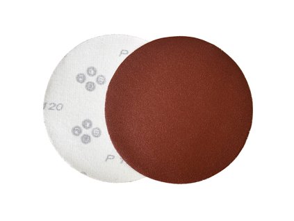 Výsek KONNER D30, 125 mm, P120, brúsny, okrúhly, bez dier, AluOxide