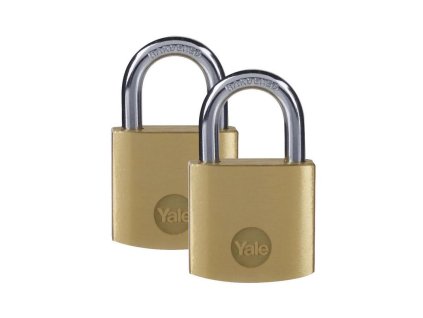 Zámok Yale Y110B/40/122/2, Standard Security, visiaci, 40 mm, zjednotené 2 zámky s 3 kľúčami