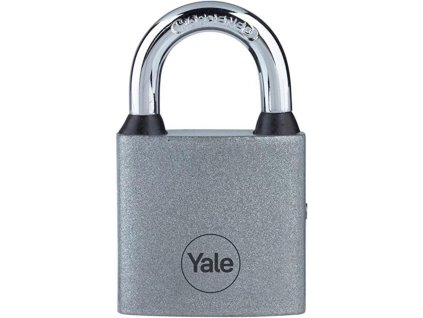 Zámok Yale Y111S/60/132/1, visiaci, železný, strieborný, 63 mm, 3 kľúče