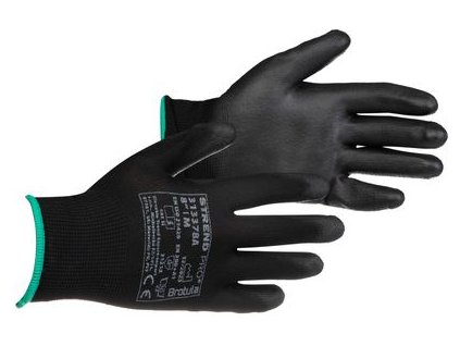Rukavice ST BROTULA Black 8/M záhradné
