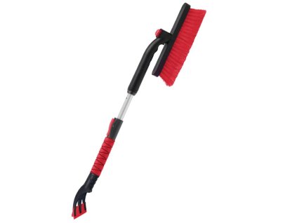 Metlička Strend Pro, na auto, na ľad a sneh, so škrabkou, teleskopická, Alu, 65,5-82,5 cm