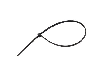 Sťahovacie pásky plastové 4,8x350 mm, čierne, 50 ks