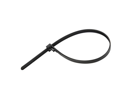 Sťahovacie pásky uvoľniteľné 7,2x300 mm, čierne, 50 ks