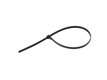 Sťahovacie pásky uvoľniteľné 7,2x400 mm, čierne, 50 ks