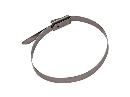 Sťahovacie pásky z nehrdzavejúcej ocele 4,6x152 mm, samoistiace, 50 ks