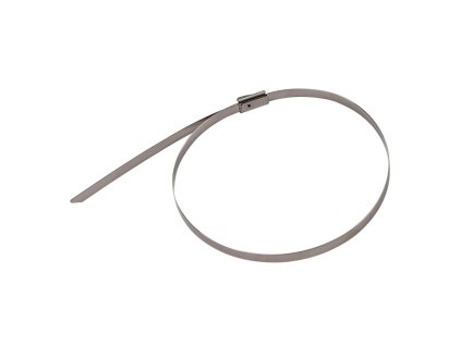 Sťahovacie pásky z nehrdzavejúcej ocele 4,6x300 mm, samoistiace, 50 ks