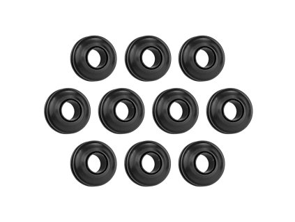 Plastové očká na zakrývacie plachty KOE1, čierne, 10 ks