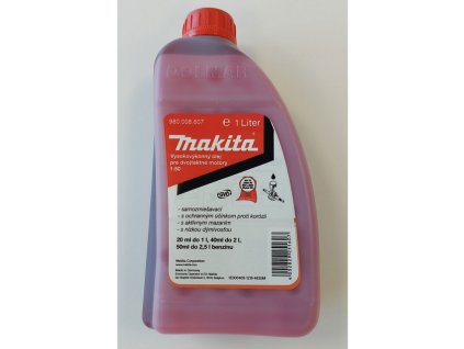 MAKITA OLEJ DO BENZÍNU 1 LITR 1:50 2-TAKT