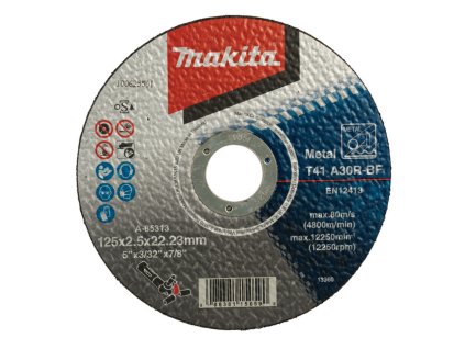 MAKITA KOTOUČ ŘEZNÝ NA KOV 125 x 2,5 x 22,23 mm
