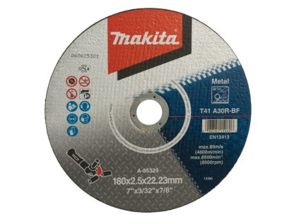 MAKITA KOTOUČ ŘEZNÝ NA KOV 180 x 2,5 x 22,23 mm