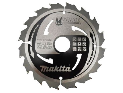 MAKITA KOTOUČ PILOVÝ 170 x 30 mm 16 z