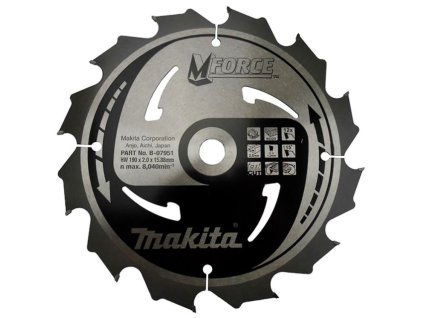 MAKITA KOTOUČ PILOVÝ 190 x 15,88 mm 12 z