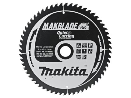 MAKITA KOTOUČ PILOVÝ 255 x 30 mm 60 z