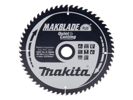 MAKITA KOTOUČ PILOVÝ 260 x 30 mm 60 z