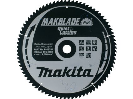 MAKITA KOTOUČ PILOVÝ 355 x 30 mm 80 z