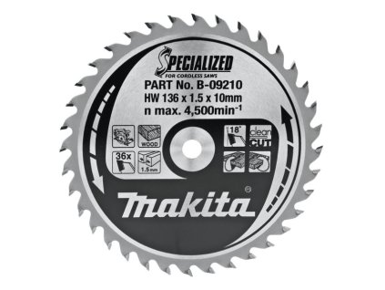 MAKITA KOTOUČ PILOVÝ 136 x 10 mm 36 z