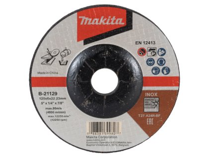 MAKITA KOTOUČ BRUS. KOV/NEREZ 125 x 6 x 22,23