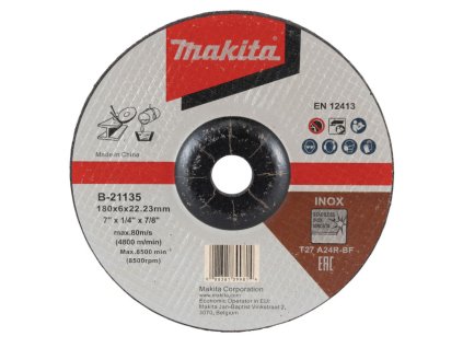 MAKITA KOTOUČ BRUS. KOV/NEREZ 180 x 6 x 22,23