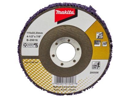 MAKITA KOTOUČ BRUSNÝ-FIBER 115MM
