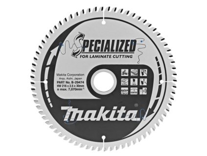 MAKITA KOTOUČ PILOVÝ 216 x 30 mm 72 z