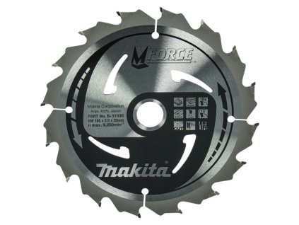MAKITA KOTOUČ PILOVÝ 165 x 20 mm 16 z