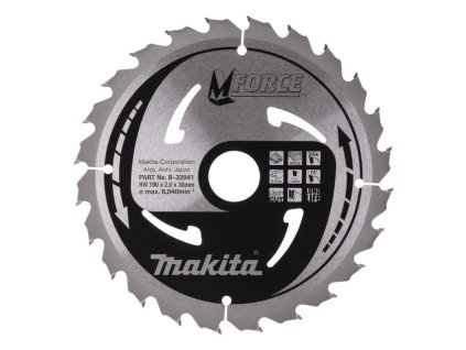 MAKITA KOTOUČ PILOVÝ 190 x 30 mm 24 z