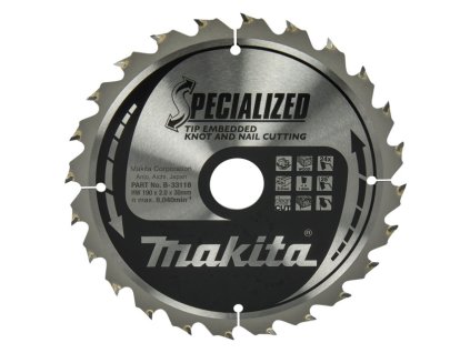 MAKITA KOTOUČ PILOVÝ 190x30mm24z