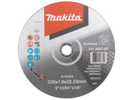 MAKITA KOTOUČ ŘEZNÝ NA HLINÍK 230 x 1,9 x 22,23