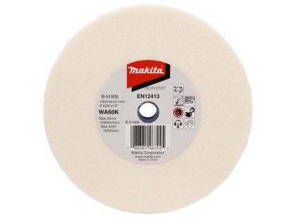 MAKITA KOTOUČ BRUSNÝ 150x16x12,7MM WA60K